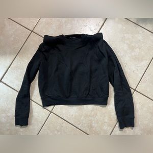 Zara Shoulder Pad Crewneck - S